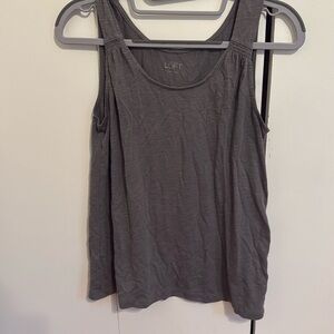 LOFT small grey cami with details on straps